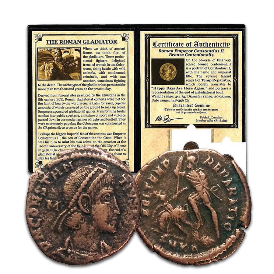 Constantius II CE 348-356 Bronze Coin